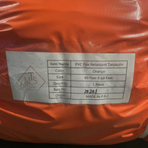 Fire Rated tarpaulin